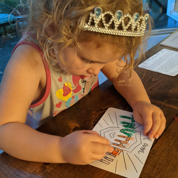 "Affirm Big" Colouring Affirmation Deck