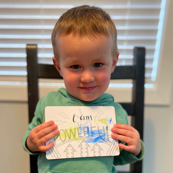 "Affirm Big" Colouring Affirmation Deck