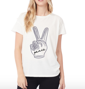 Peace Casual T-shirt White